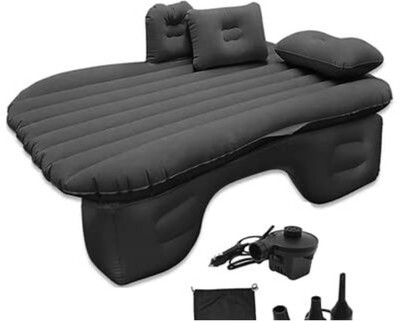 Techtest SP NW Inflatablebed-Black-Ertiga 2018 Inflatable Sofa/ Chair(Black)