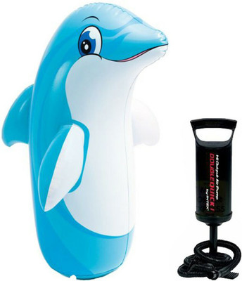 ECOM BHARAT 44669::68612 Inflatable HitMe Toys(Blue)