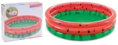 Tiny Tales Ground Pool Watermelon Pool Kids (IND*2869)Watermelon Fruit Inflatable Swimming Pool(Multicolor)
