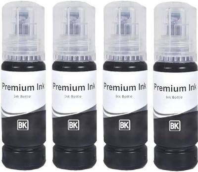 canoff Refill Ink for Epson 001/003 Compatible Ink Bottle L3110, L3150 Printer(4PCS) Black Ink Bottle