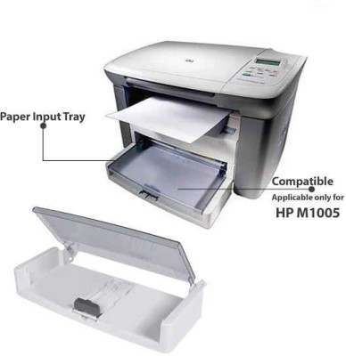 HipponixTech Paper Input Tray with Cover Use in HP M1005 Laserjet Printer Accurate Fitting White Ink Toner