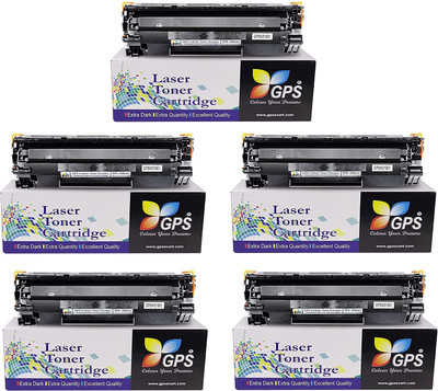 GPS Colour Your Dreams 83A for CF283A / 283 Toner Cartridge for HP Laserjet Pro M201d,M125nw,M127fw,M226dn,M226dw ( 5 Pcs ) Black Ink Cartridge