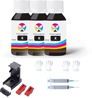 EASYINK Cartridge Refill Ink Kit Black - Twin Pack Ink Cartridge