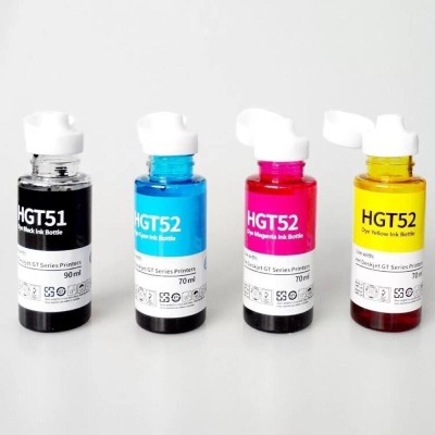 inkpoint Refill Ink for GT51 & GT52 Multicolor - Compatible with GT5810 & GT5811 Black + Tri Color Combo Pack Ink Bottle