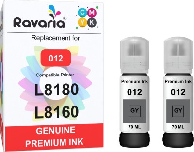 Ravaria 012 Prem / L8160 Printer Grey Ink Bottle