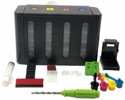 uv infotech CISS Ink Tank Compatible DeskJet 1402 1410 3920 3940 D 1360 1460 1550 1560 2360 Black + Tri Color Combo Pack Ink Cartridge uv infotech CISS Ink Tank Compatible DeskJet 1402 1410 3920 3940 D 1360 1460 1550 1560 2360 Black + Tri Color Combo Pack Ink Cartridge