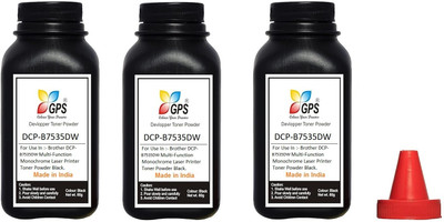 GPS Colour Your Dreams DCP-B7535DW Printer Toner Refill For Brother ( Pack Of 3 ) Black Ink Toner Powder