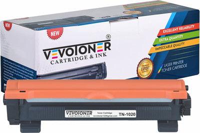 Vevo Toner Cartridge & Ink TN-1020 Black Toner Cartridge for Brother HL-1111/1201/1211W/DCP-1511 Black Ink Toner