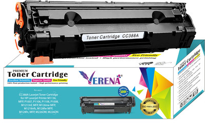 verena 88A/CC388A Toner Cartridge Compatible for HP Laserjet M1136, MFP, P1007 Printers Black Ink Toner
