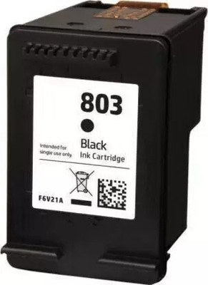 PRIKON 803 Black Ink Cartridge Compatible for use HP 803 Black Ink Cartridge Black + Tri Color Combo Pack Ink Cartridge PRIKON 803 Black Ink Cartridge Compatible for use HP 803 Black Ink Cartridge Black + Tri Color Combo Pack Ink Cartridge