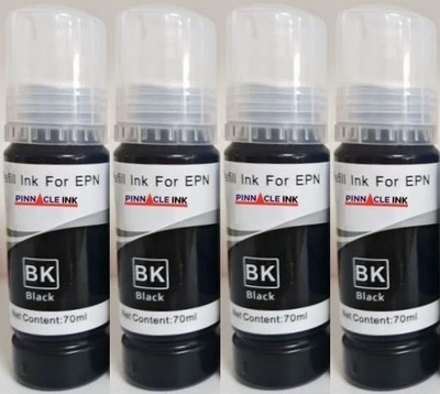 Pinnacle Ink Ep 001/003/008 Premium Compatible Refill Ink For Ep L6270 Black Ink Bottle