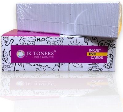 JK Toners Blank PVC ID Card for L800, L805, L810, L850, inkjet printers White Ink Cartridge