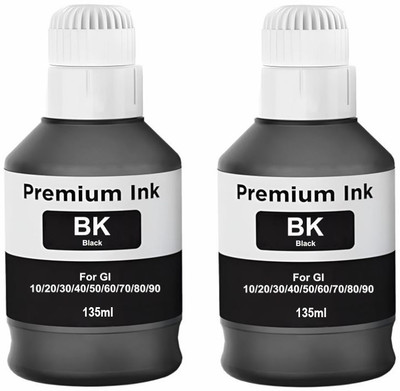 verena GI 70 Refill Ink Compatible For GM2070,GM4070,G5070,G6070,G7070 Printers 135MLX2 Black Ink Bottle