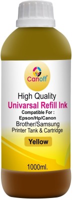 canoff GI-70/71 Ink (1ltr.) compatible for G1020, G2020, G2021, G2060, G3020, G3060 Yellow Ink Bottle