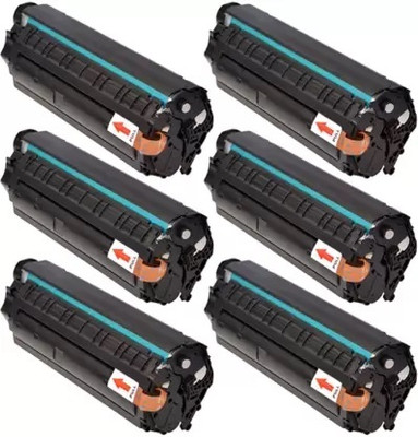 ROLAC ENTERPRISE 12A/Q2612A Toner Cartridge 6pic Combo Pack Black Ink Cartridge