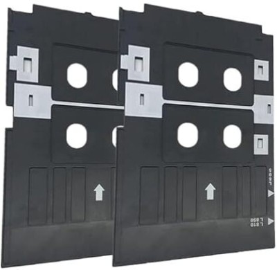 salaar PVC ID Card Tray 2pcs. For Inkjet Compitable for L800, L805, L810, L850 Printers Black Ink Cartridge