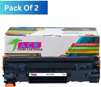 Tack CC388A/88A Compatible Toner Cartridge for Black - Twin Pack Ink Toner
