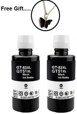 salaar GT51/53XL Compatible Refill Ink for HP 310,315,319, 410, 415, 419,GT5810,GT5821 Black - Twin Pack Ink Bottle