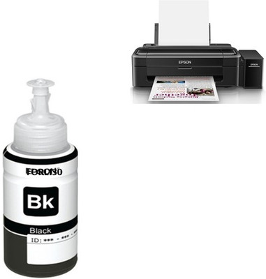 EPSANECOTANK Original Epson EcoTank L130 Single Function InkTank Printer Black Ink Bottle