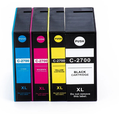 wetech 2700 XL Compatible For IB4070 / MB5070 / MB5370 (4-COLOR SET) Black Ink Toner