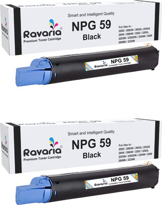 Ravaria NPG 59 Compatible Toner Cartridge for cn printer Black - Twin Pack Ink Toner