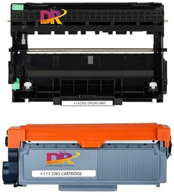 DR CARTRIDGE POINT 02-8-TN 2365 + DR 2365 Black Ink Cartridge