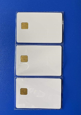 canoff Thermal Printable CHIP PVC Cards White For Evolis, DataCard, Zebra,IDP,Hiti White Ink Toner