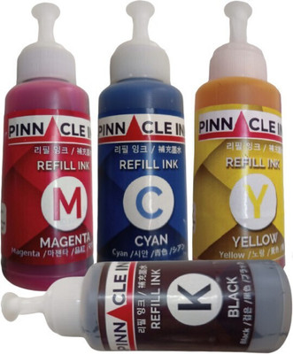 PINNACLE Compatible Refill Ink For Ep L350 T6641 - 664 Tri-Color Ink Bottle