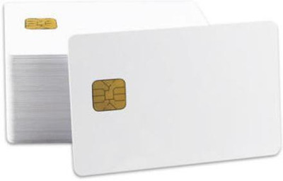 Kosh PVC CHIP Card SLE/ISSI 4428 Contact IC Card for Inkjet Printers (pack of 10) White Ink Cartridge