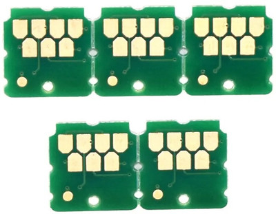 wetech Maintenance Box Chip for epson L18050 L8050(pack of 5) Green Ink Toner