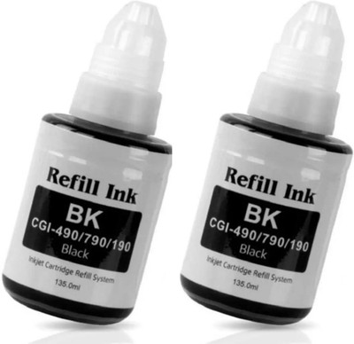 ZOKIO ,G2002 ,G2010 Pack Of 2 Black Ink Bottle
