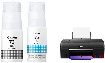 Pixma CANON PIXMA ORIGINAL INK SUITABLE FOR G620 G650 G670 Ink Tank printer Black & Cyan Ink Bottle