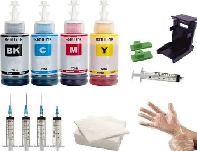 Salty Tool Kit Refill ink Set For Canon Pixma 830,831 Ink Cartridge Canon Printer Black + Tri Color Combo Pack Ink Cartridge