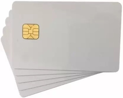 star trading PVC Big Chip SLE4428/ISSI 4428 ID Cards for Inkjet Printer ( White Ink Cartridge