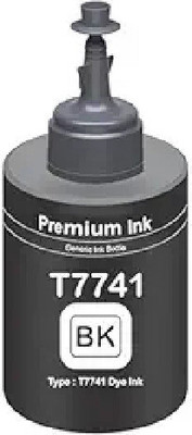 Gedi 774/ T7741 Dye Black Ink Refill Bottle Compatible for M200/ L605 / L1455 Printer Black + Tri Color Combo Pack Ink Toner