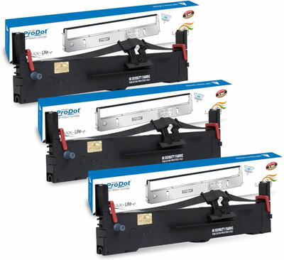 PRODOT ProSeries Dot Matrix Ribbon Cartridge Compatible with Epson LX 310 Black Ink Toner