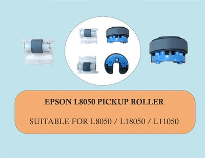 PRINTER PARTNER Paper Pick-up Roller Set for EPSON L8050 L8058 L18058 L11058 L15150 Printer Black Ink Toner