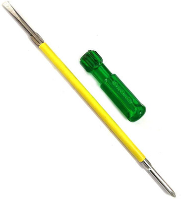 Ab enterprises 2 in 1 608T Insulated Protected Screw Driver Green Offset Screwdriver(Pack of 1)
