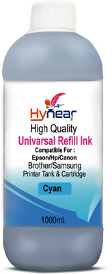 HYNEAR 664 High Quality Ink Bottle (1Ltr) For L100 L110 L130 L200 L210 l220 Printers Cyan Ink Bottle