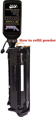 canoff Easy Refill 12A/Q2612A Toner Cartridge With 12A Powder Compatible for HP Printer Black Ink Cartridge