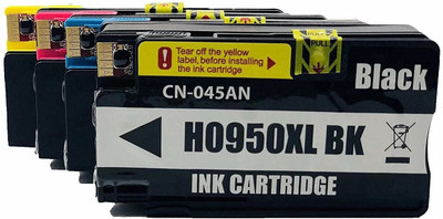 trendvision 950XL&951XL COMBO Ink CARTRIDGES for 8600 8610 8620 8630 8660 276DW 251DW 271DW Black + Tri Color Combo Pack Ink Cartridge