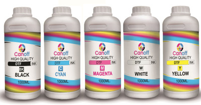 HYNEAR DTF Pigment Ink Suitable for All Direct to Flim Printer All-in-One Versatile Black + Tri Color Combo Pack Ink Bottle