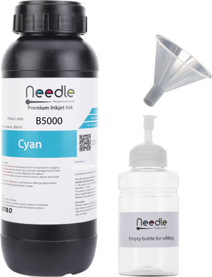 Needle Br BTD60 500ml each Cyan Ink Bottle