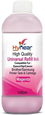 HYNEAR 664 High Quality Ink Bottle (1Ltr) For L100 L110 L130 L200 L210 l220 Printers Magenta Ink Bottle