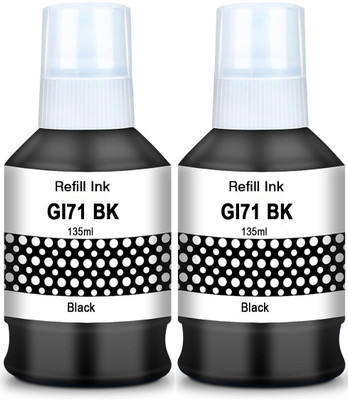 Salty GI71 Refill ink Compatible For G2020,G2021,G2060,G3020,G1020 Printers (2Pcs) Black Ink Bottle