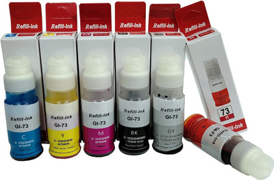 SDS 65 ML each bottle. Black + Tri Color Combo Pack Ink Bottle
