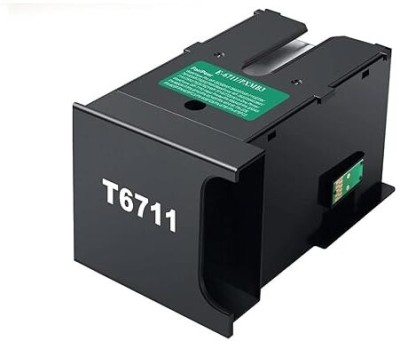 GPN PRINT T6711 Ink Maintenance Box Compatible for WF-3620DWF 3640DTWF 7110DTW (with Chip) Black Ink Cartridge