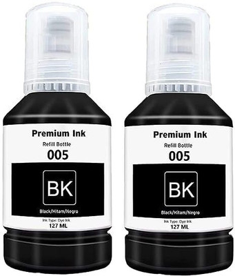 canoff 005 Ink Refill Bottles for M2140, M1100, M1120 Printers( Pack Of 2) Black Ink Bottle
