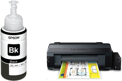 EPS Original EcoTank Single Function L1300 InkTank A3 Printer Black Ink Bottle