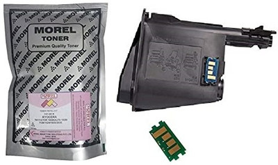 MOREL TK1114 TONER CART WITH POUCH 100G &CHIP FOR KYO ECOSYS FS-1020MFP 1025 1040 1125 Black Ink Cartridge